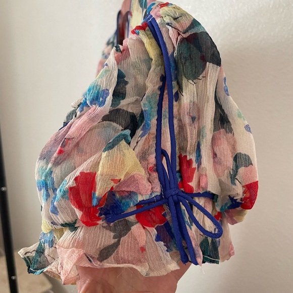 NWT DÔEN Floret Dress- Fleur de Matin Floral - Picture 4 of 13